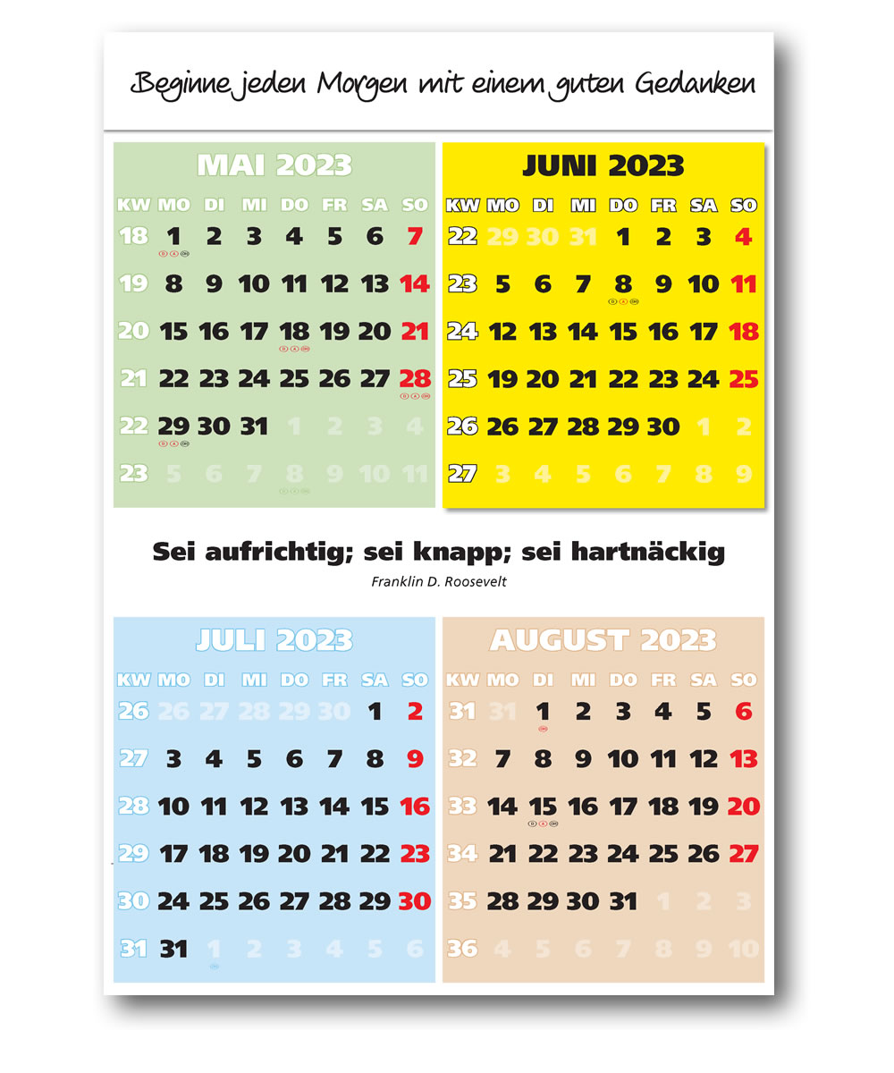 IMPULS-4-Monatsspruch-Kalender 2023* - ABVERKAUF