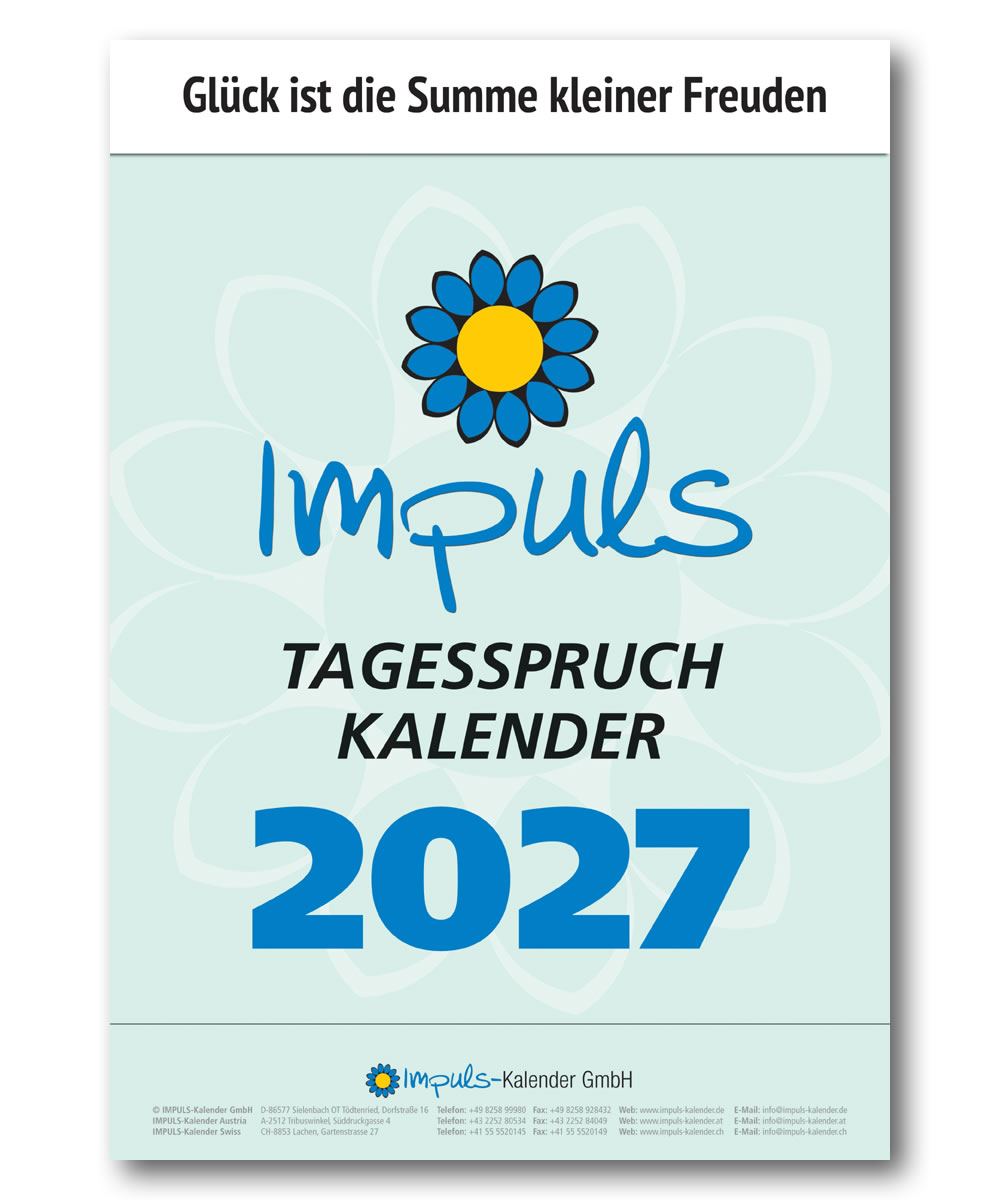 IMPULS-Tagesspruch Kalender 2027 *