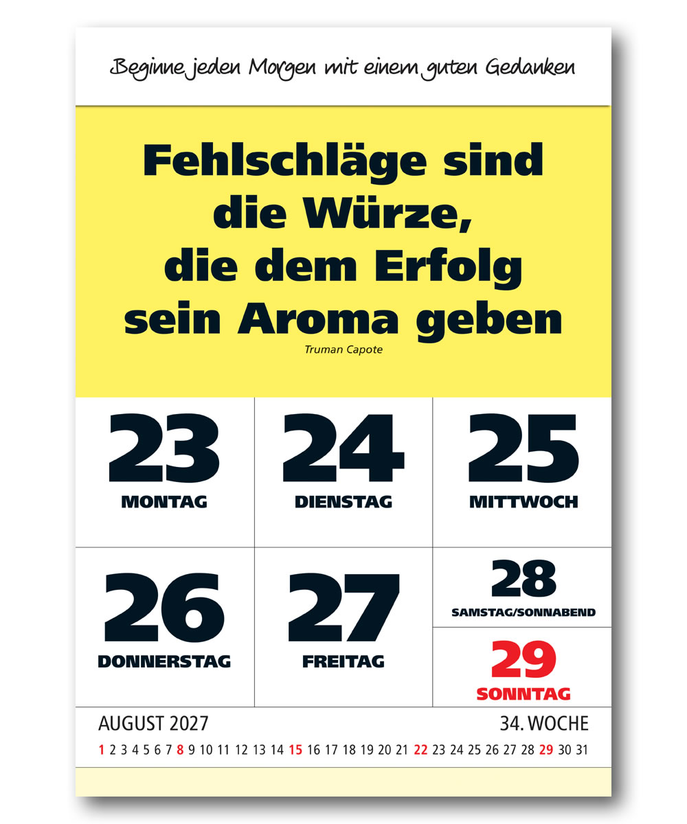 IMPULS-Wochenspruch Kalender 2027 *