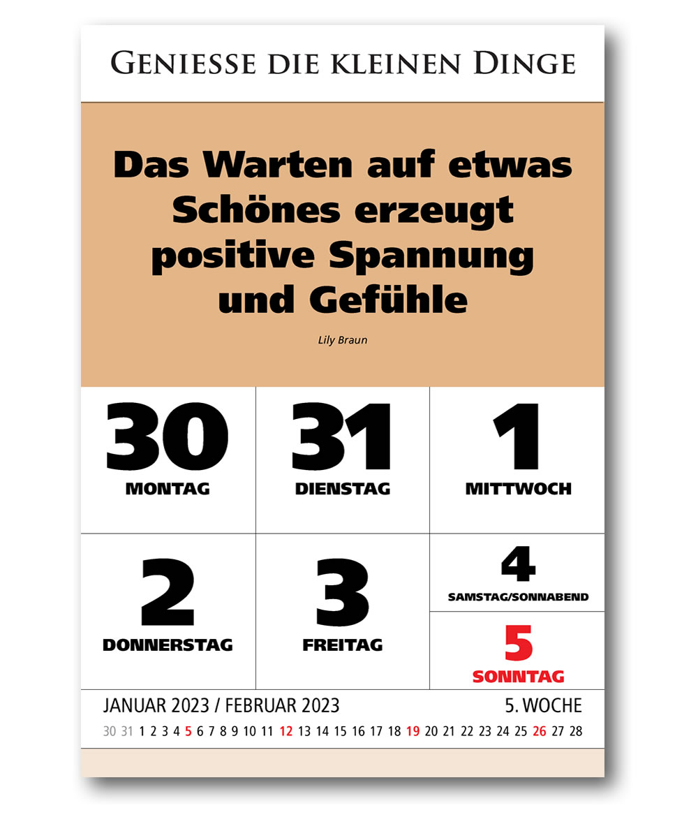 IMPULS-Wochenspruch Kalender 2023* - ABVERKAUF