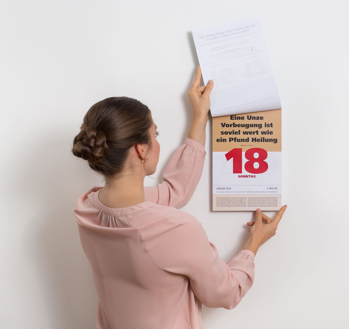 IMPULS-Zwei-(2)Tagesspruch Kalender Saison 2026 - DOPPIO *