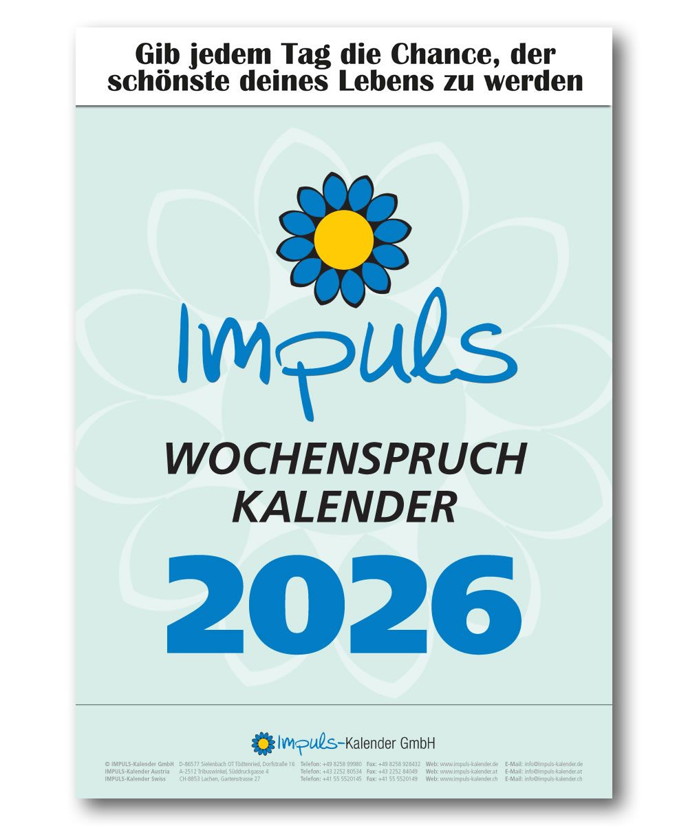 IMPULS-Wochenspruch Kalender 2026 *