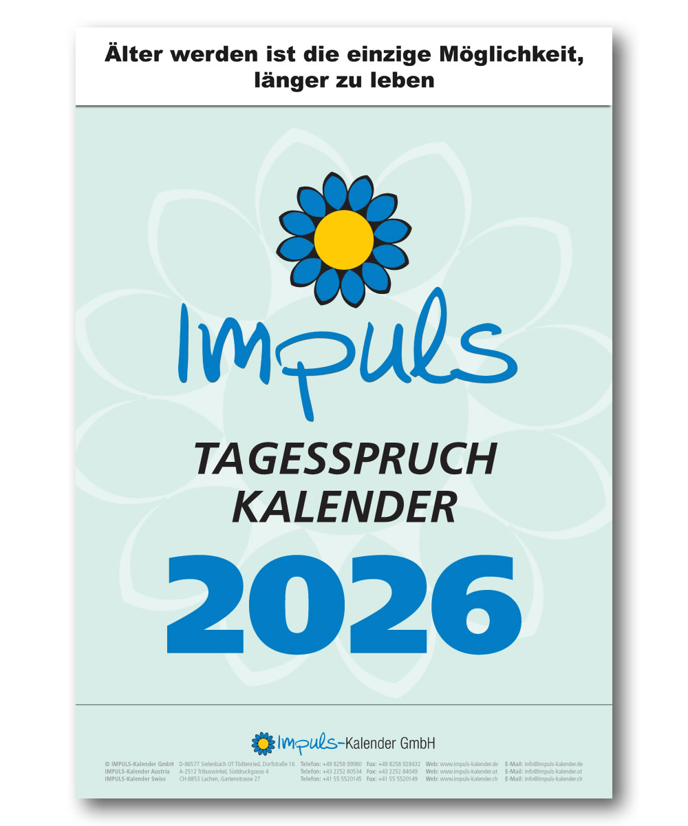 IMPULS-Tagesspruch Kalender 2026 *