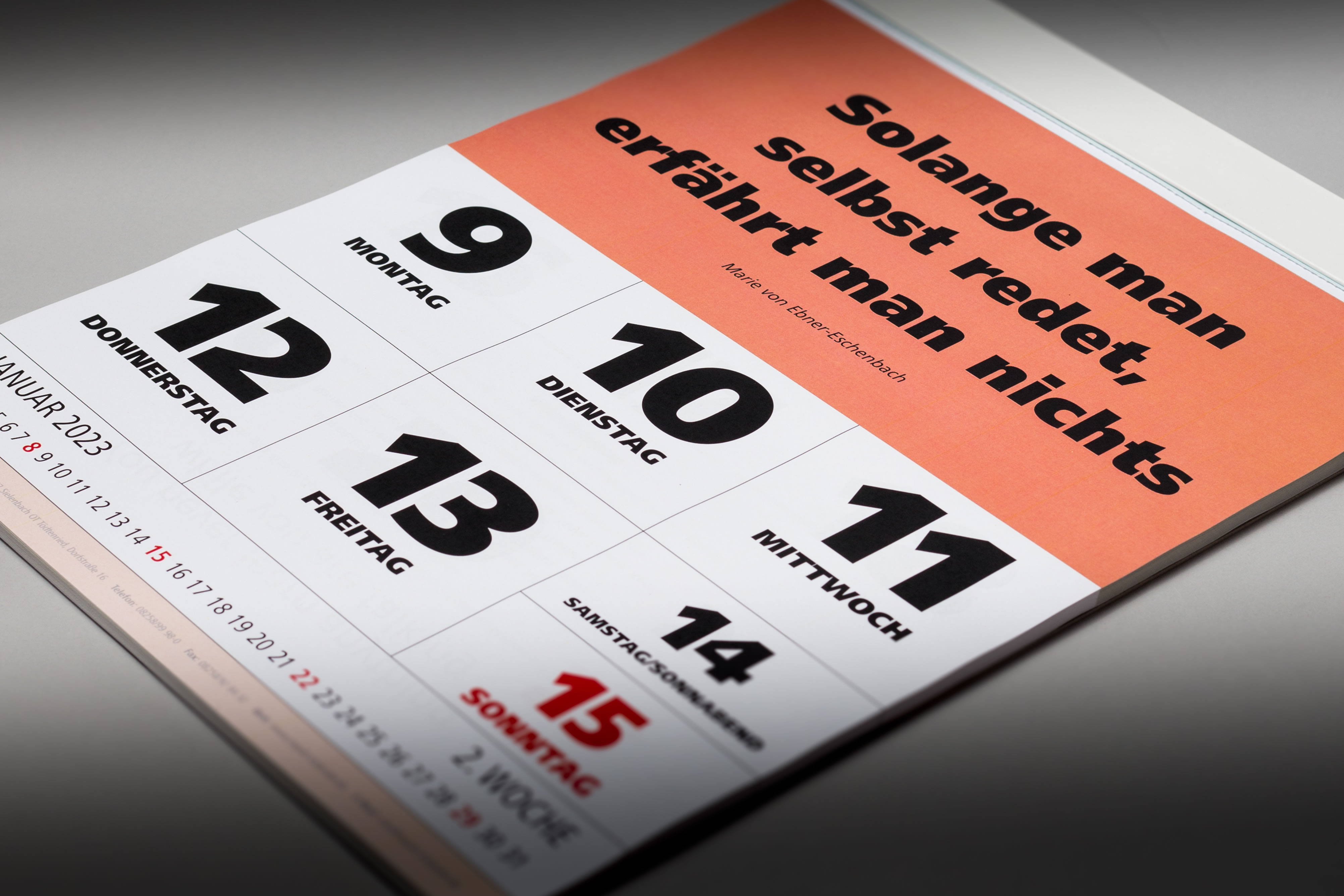 IMPULS-Wochenspruch Kalender 2023* - ABVERKAUF