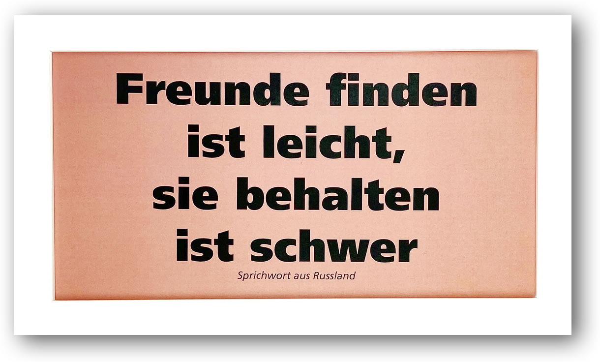 Spruch-Rahmen Duo-SET (weiss und schwarz)