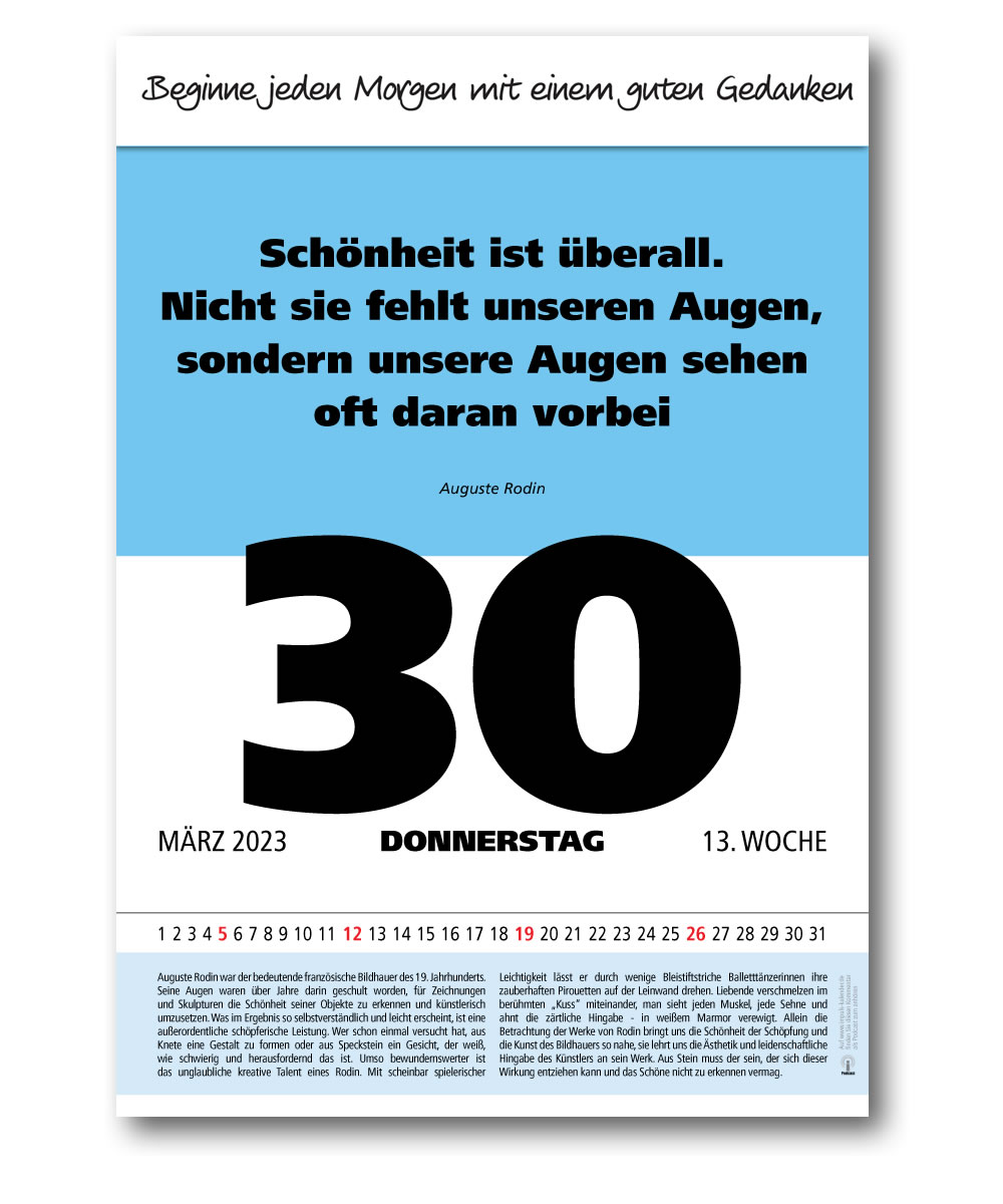 IMPULS-Tagesspruch Kalender 2023* -  Abverkauf