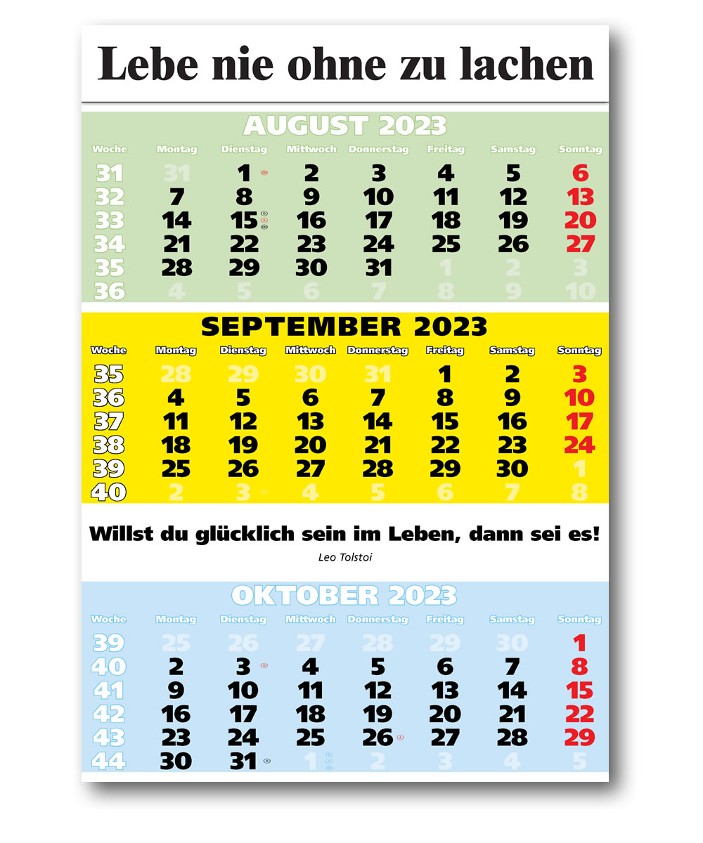 IMPULS-3-Monatsspruch Kalender 2023* - ABVERKAUF