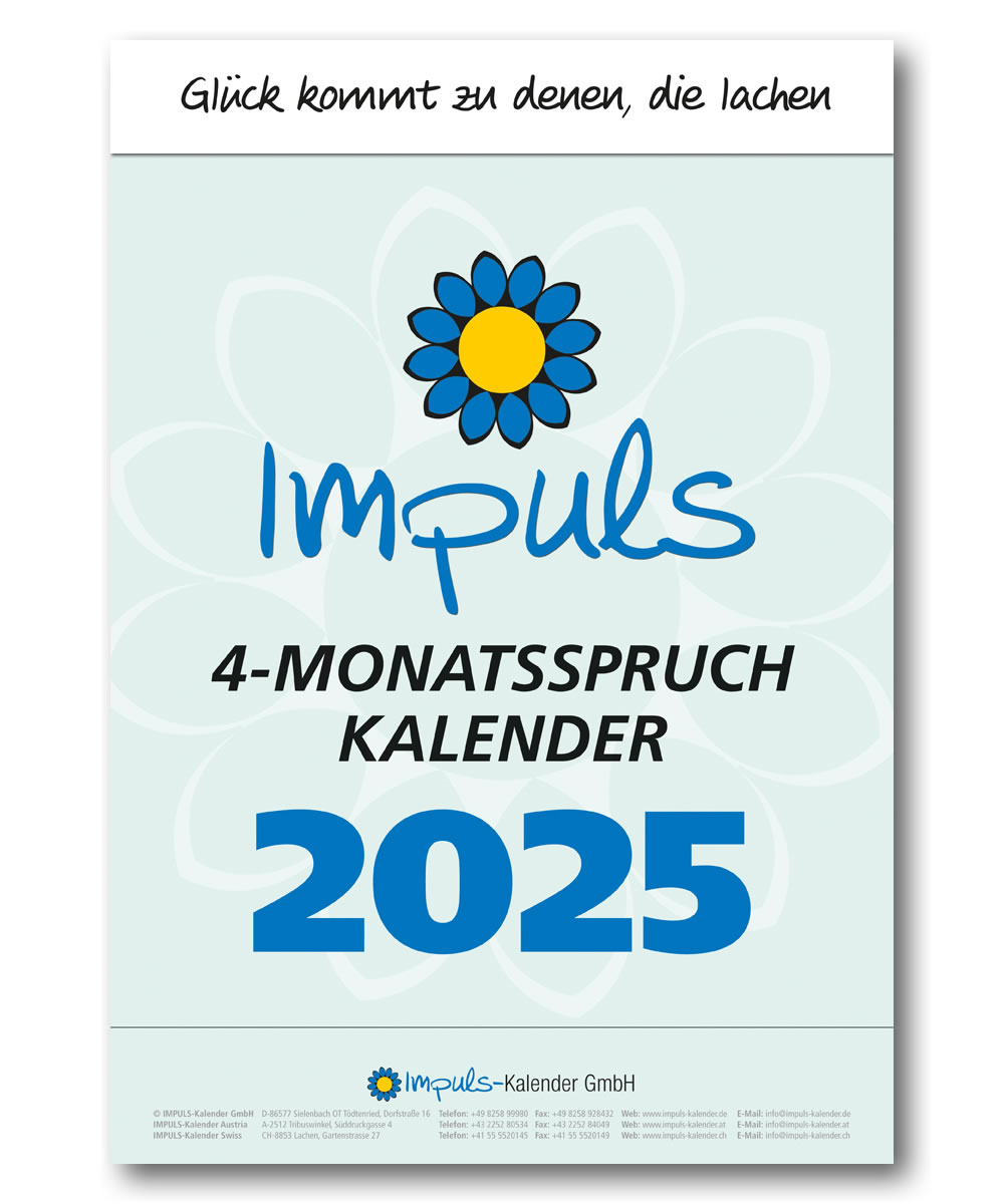 IMPULS-4-Monatsspruch Kalender 2025 * 