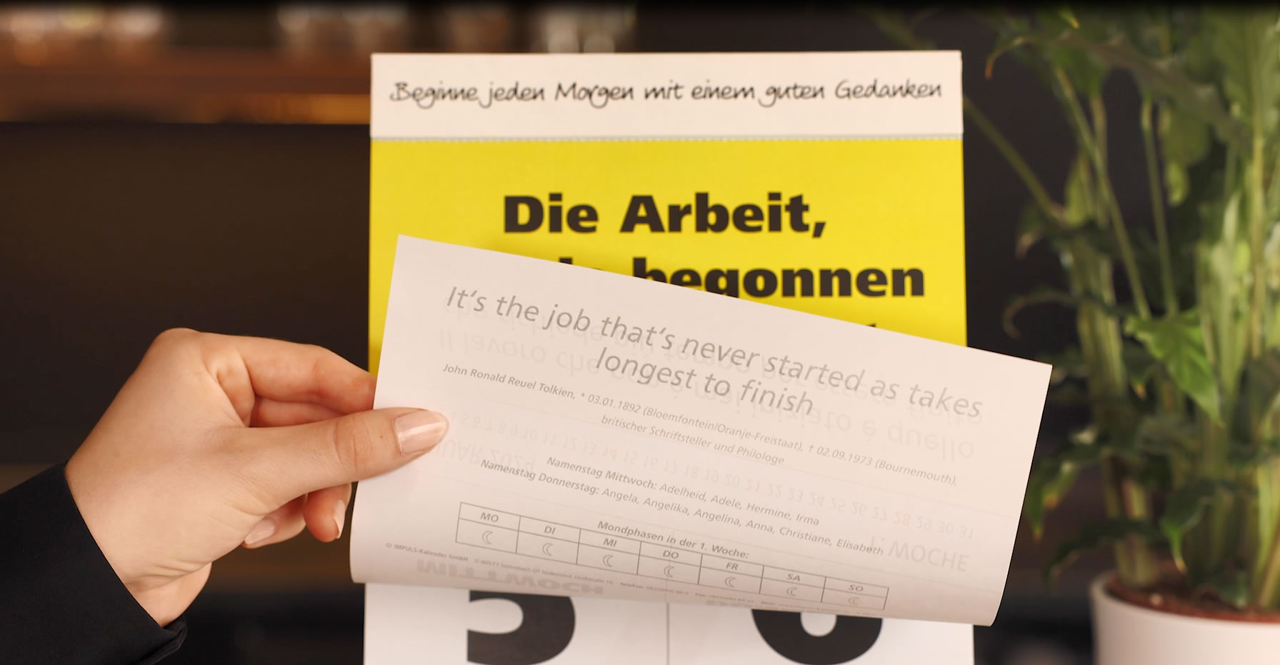 IMPULS-Zwei-(2)Tagesspruch Kalender  2025* - ABVERKAUF