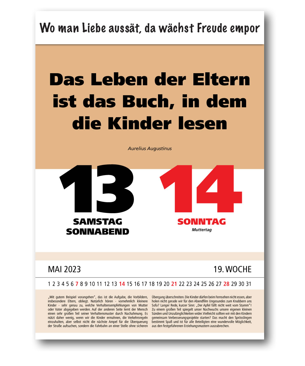 IMPULS-Tagesspruch Kalender 2023* -  Abverkauf