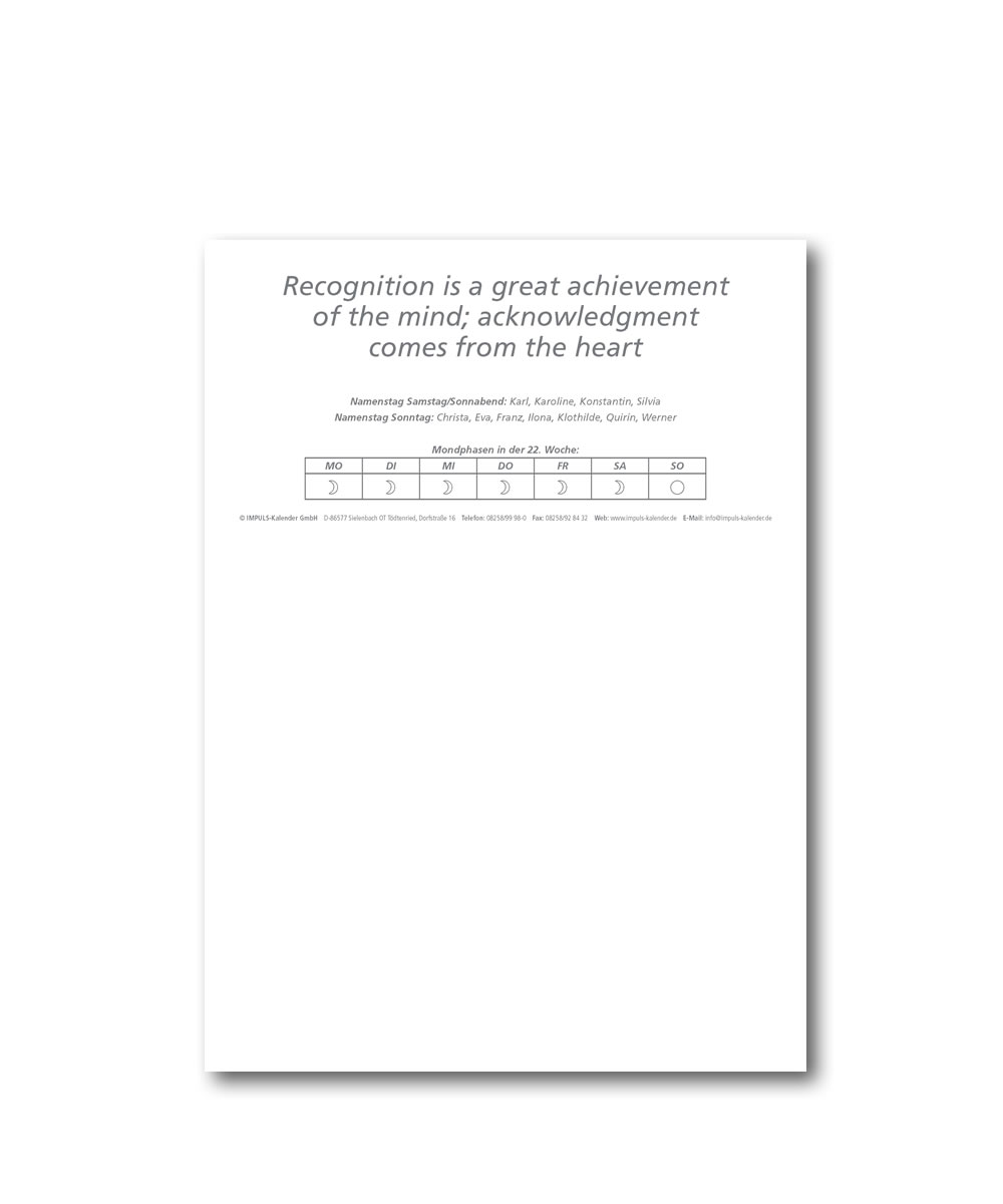 IMPULS-Zwei-(2)Tagesspruch Kalender  2023* - ABVERKAUF