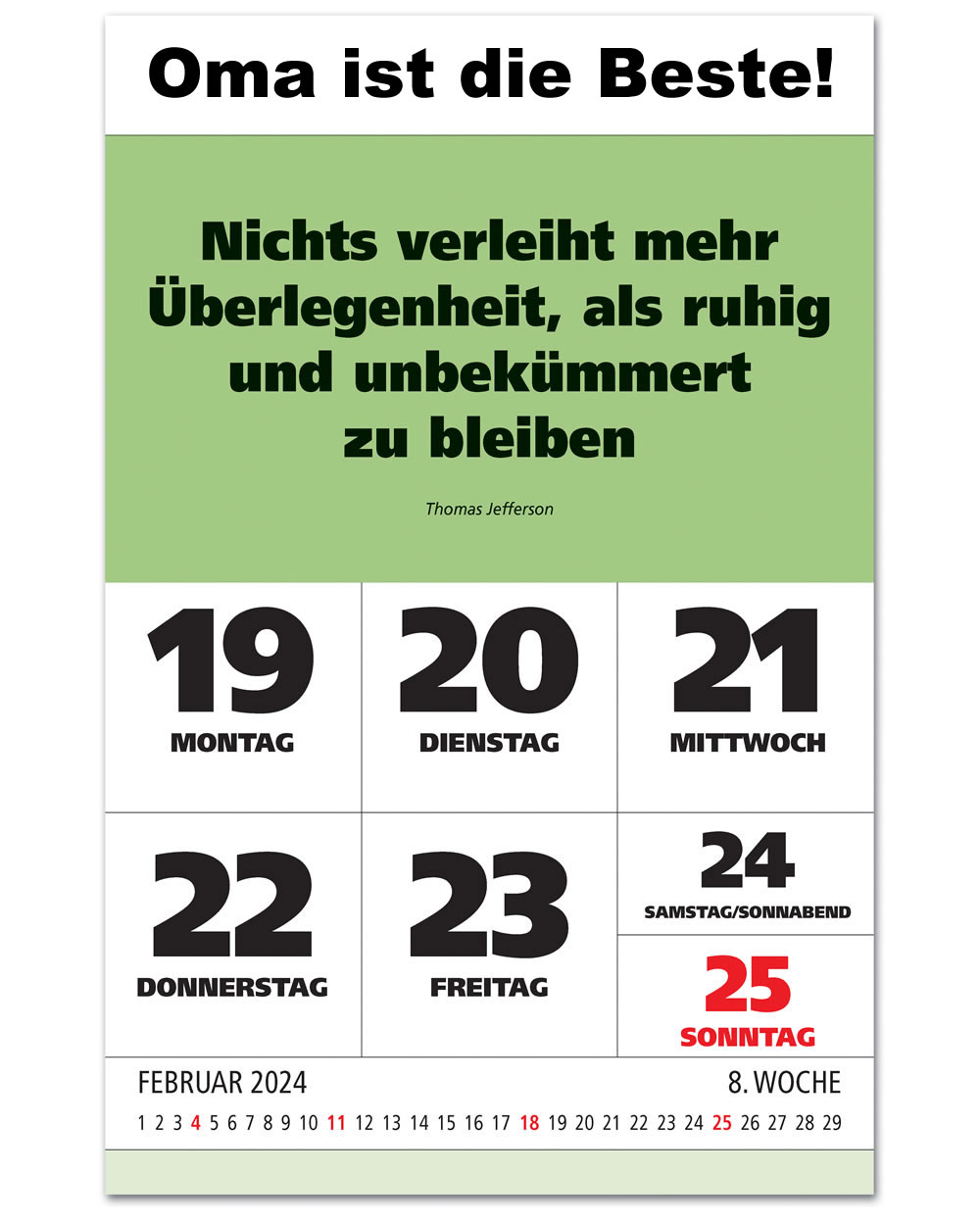 IMPULS-Wochenspruch Kalender 2024 *