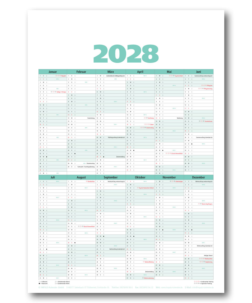 IMPULS-Wochenspruch Kalender 2027 *