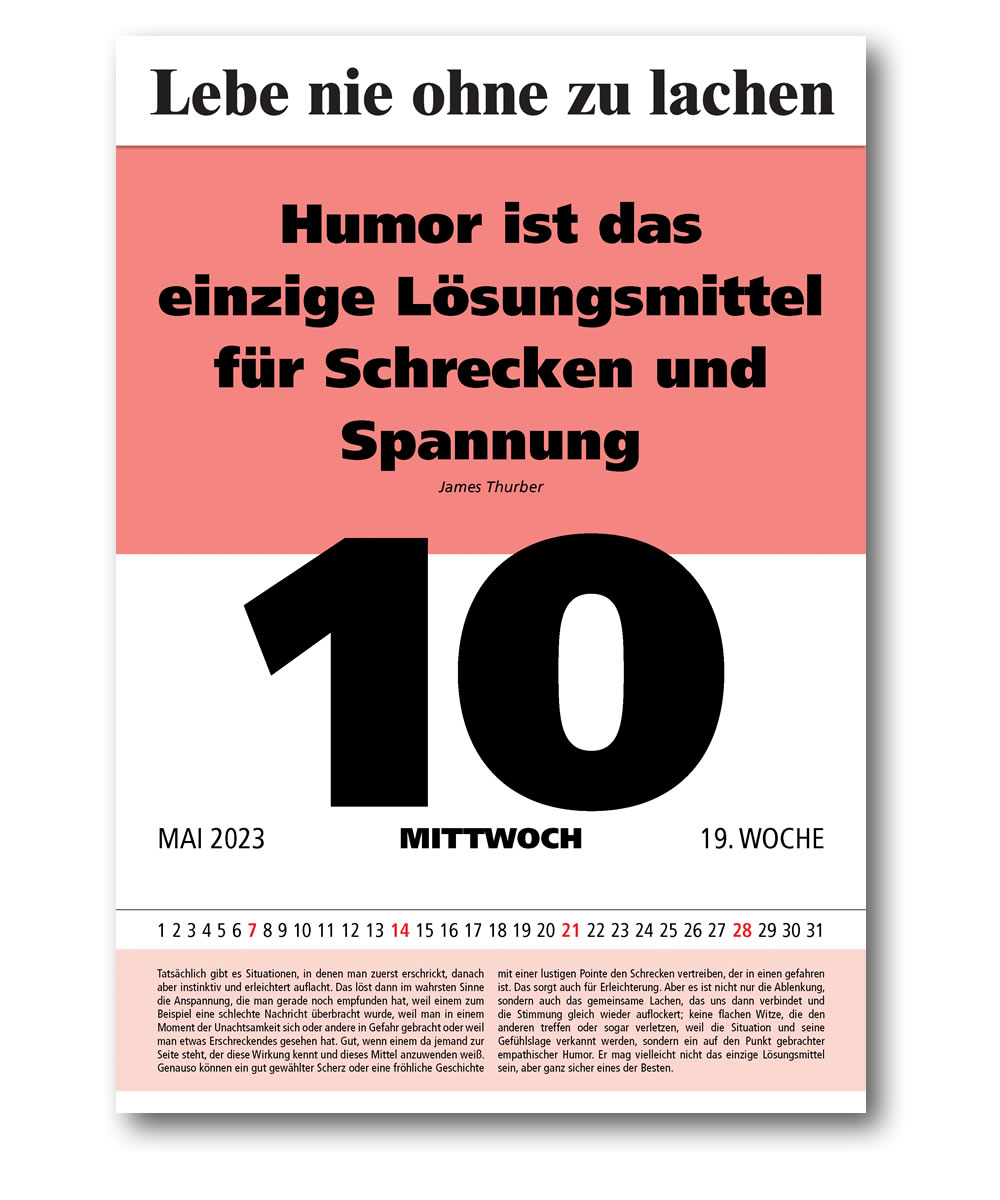 Set-Angebot IMPULS-TAGESSPRUCH-Kalender 2023 und Rolf H. Ruhleder-Spruchbuch*  