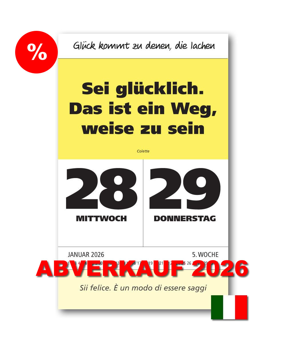 IMPULS-Zwei-(2)Tagesspruch Kalender  2026* - ABVERKAUF