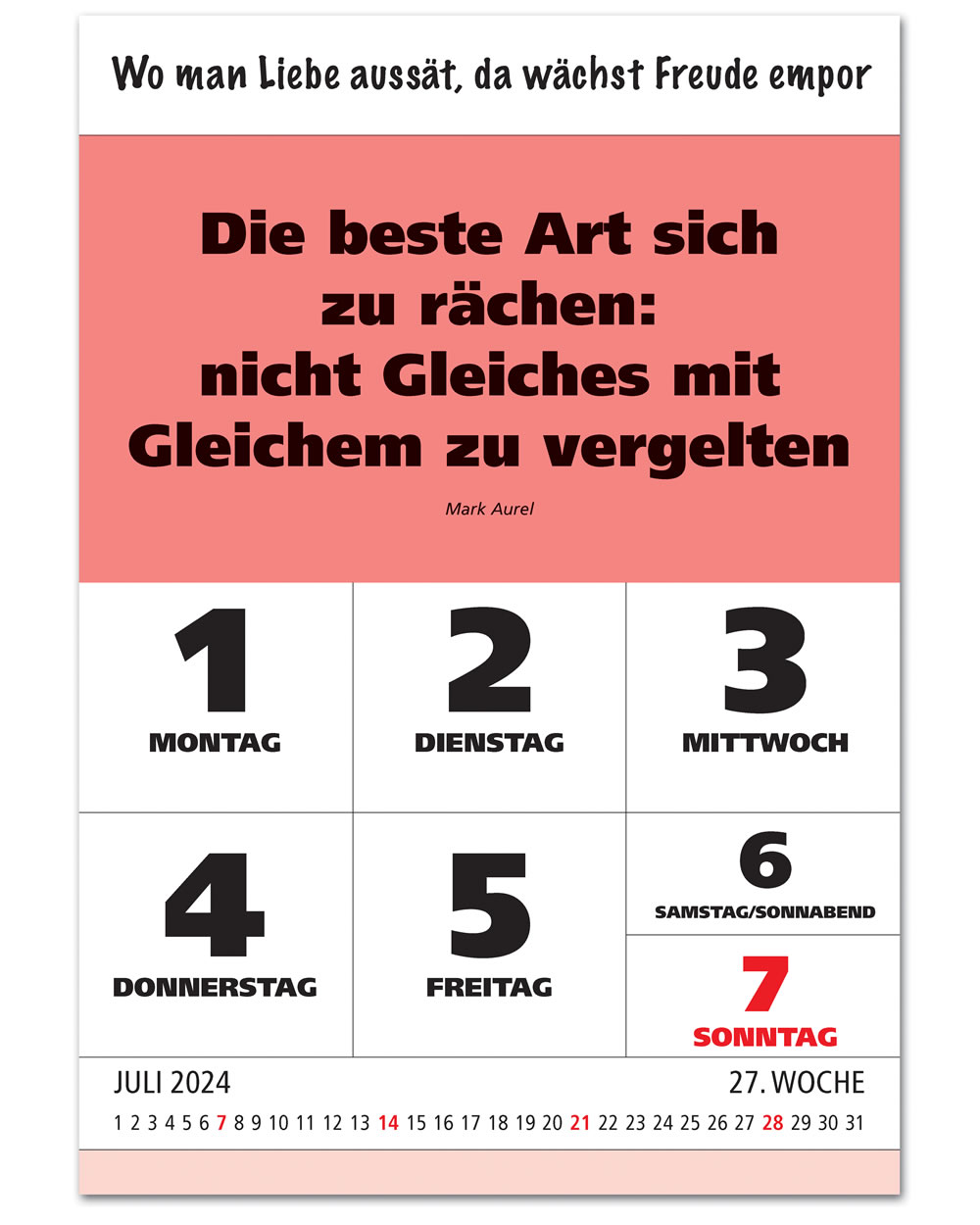 IMPULS-Wochenspruch Kalender 2024 *