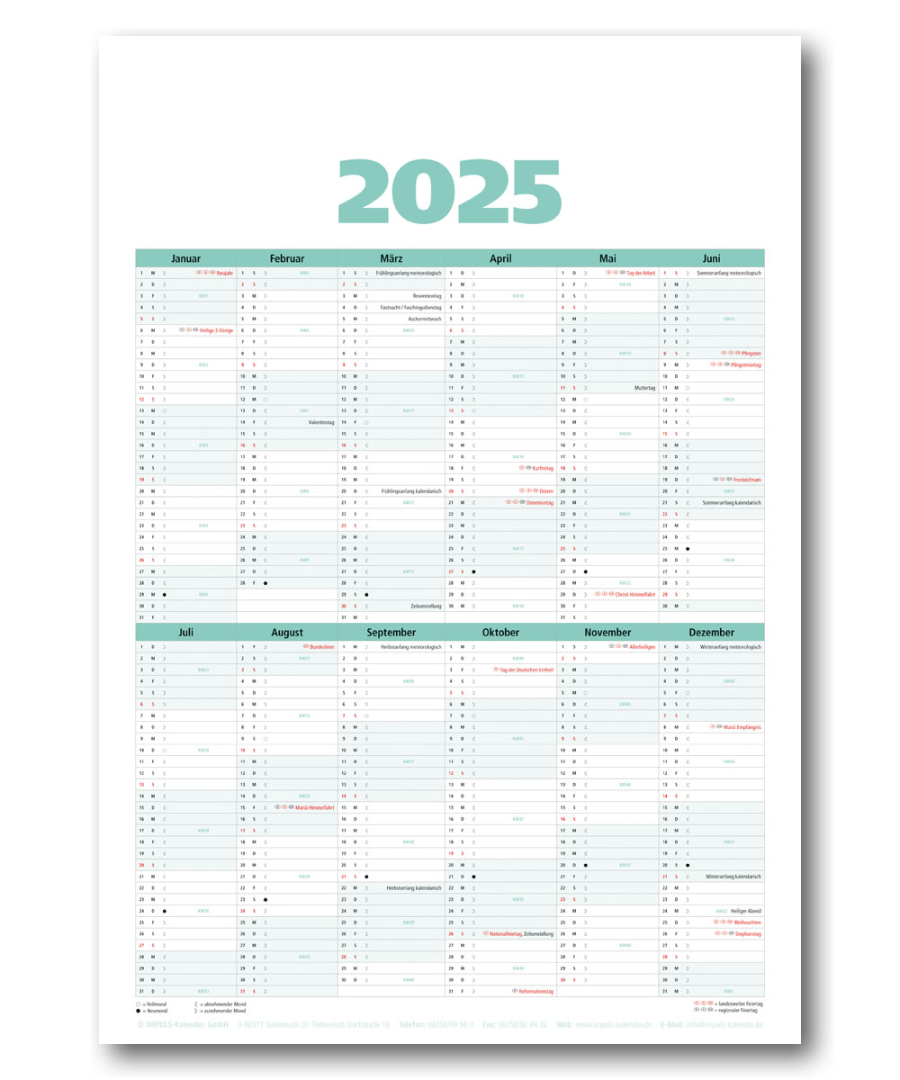 IMPULS-Tagesspruch Kalender 2025 *
