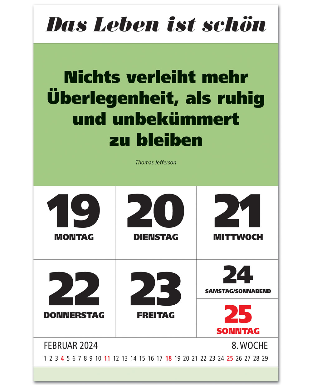 IMPULS-Wochenspruch Kalender 2024 *