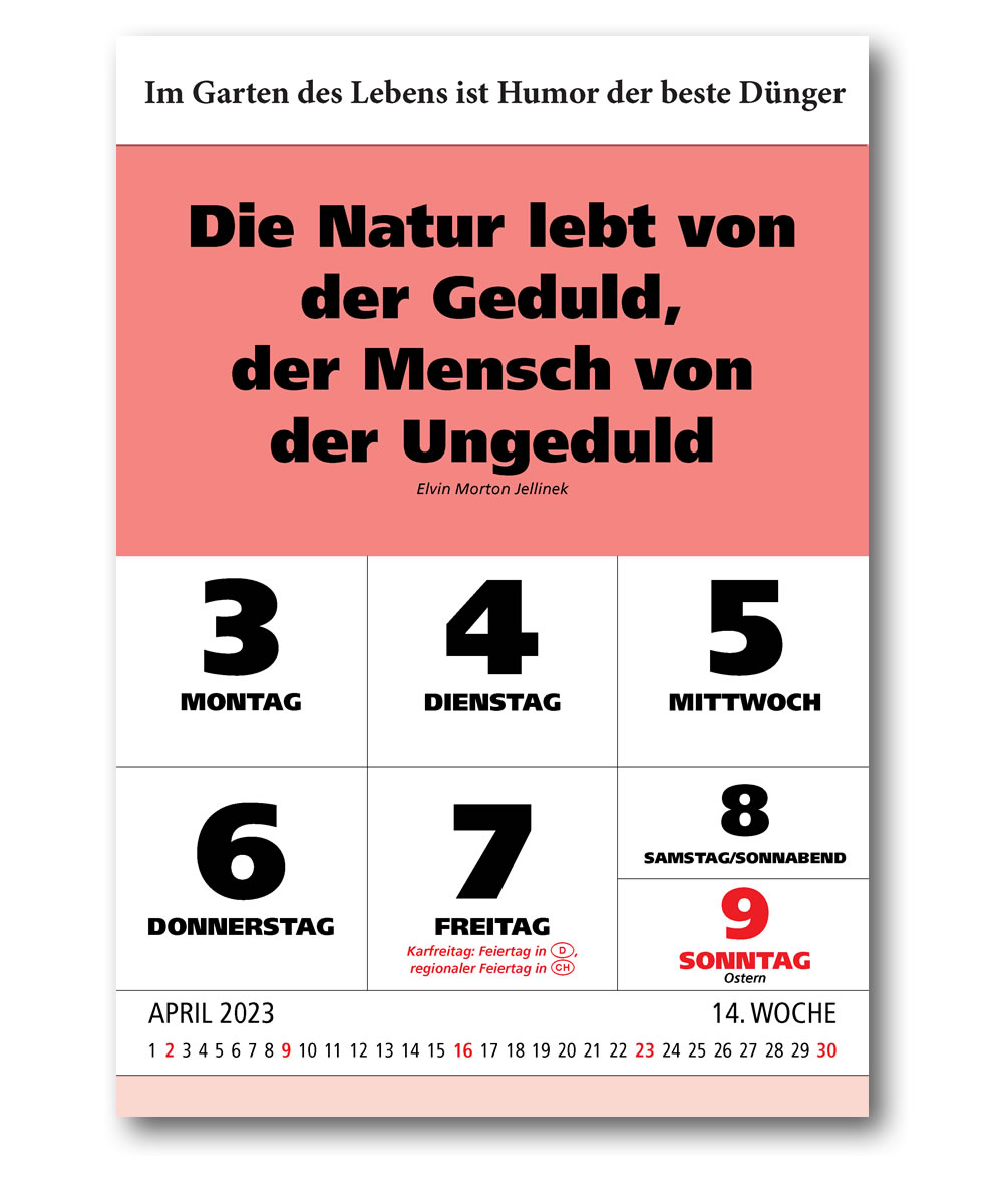 IMPULS-Wochenspruch Kalender 2023* - ABVERKAUF