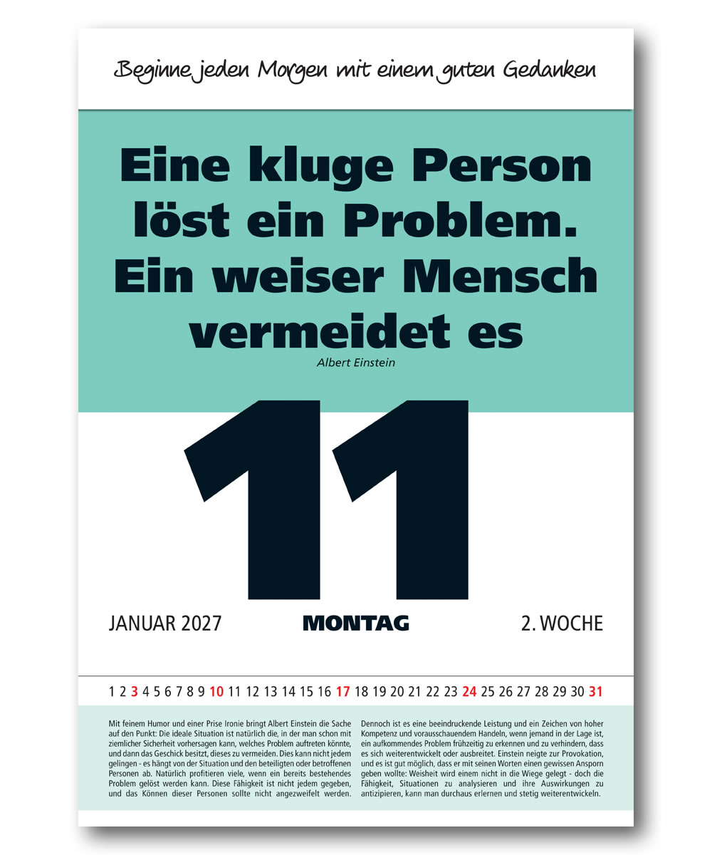 IMPULS-Tagesspruch Kalender 2027 *