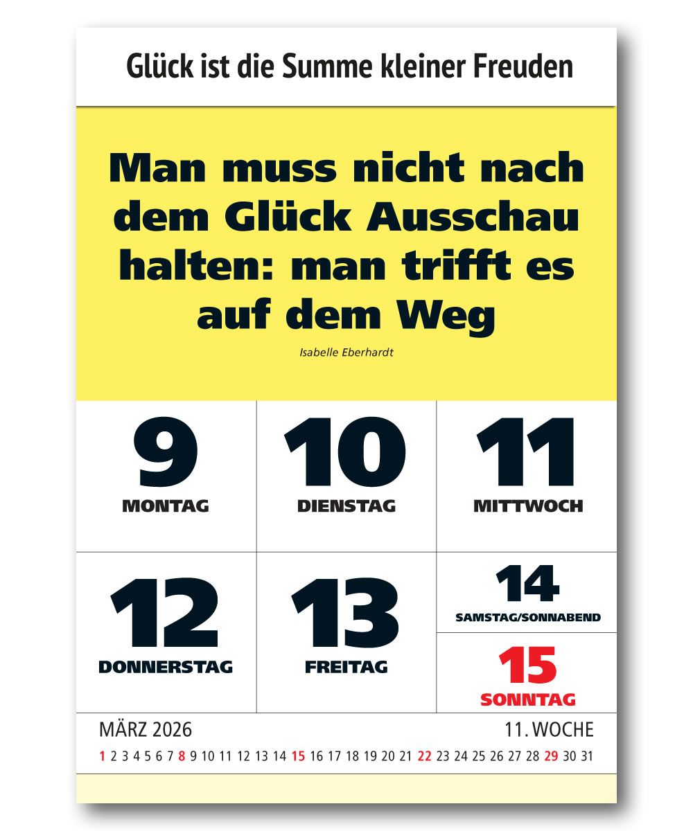 IMPULS-Wochenspruch Kalender 2026 *