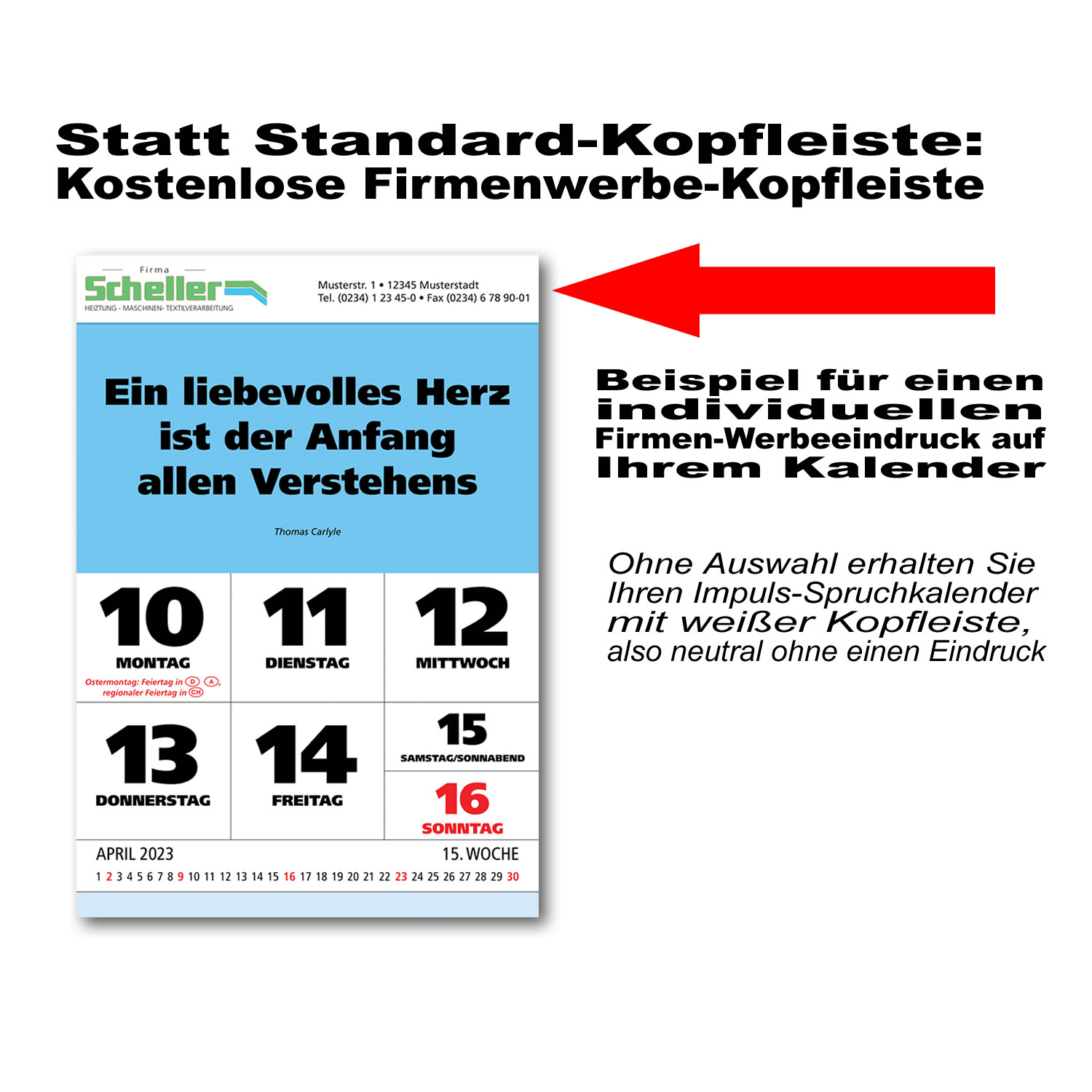 IMPULS-Wochenspruch Kalender 2024 *