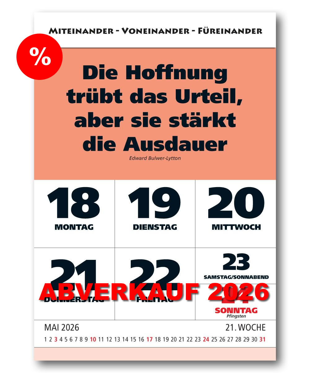 IMPULS-Wochenspruch Kalender 2026* - ABVERKAUF