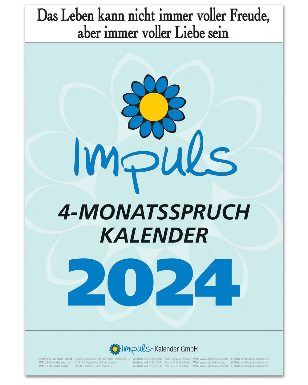 IMPULS-4-Monatsspruch Kalender Saison 2024 *