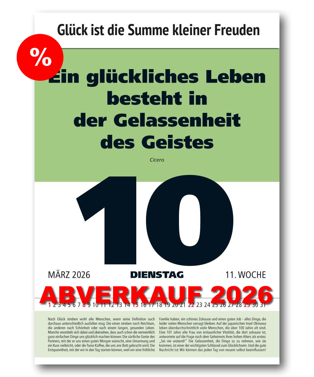 IMPULS-Tagesspruch Kalender 2026* -  Abverkauf