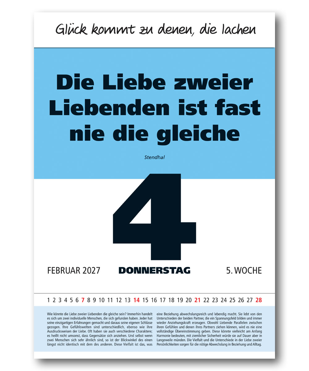 IMPULS-Tagesspruch Kalender 2027 *