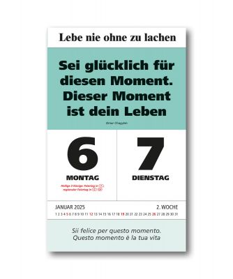 Impuls Zweitagesspruch Kalender Doppio 2025 Zitate Leitspruch